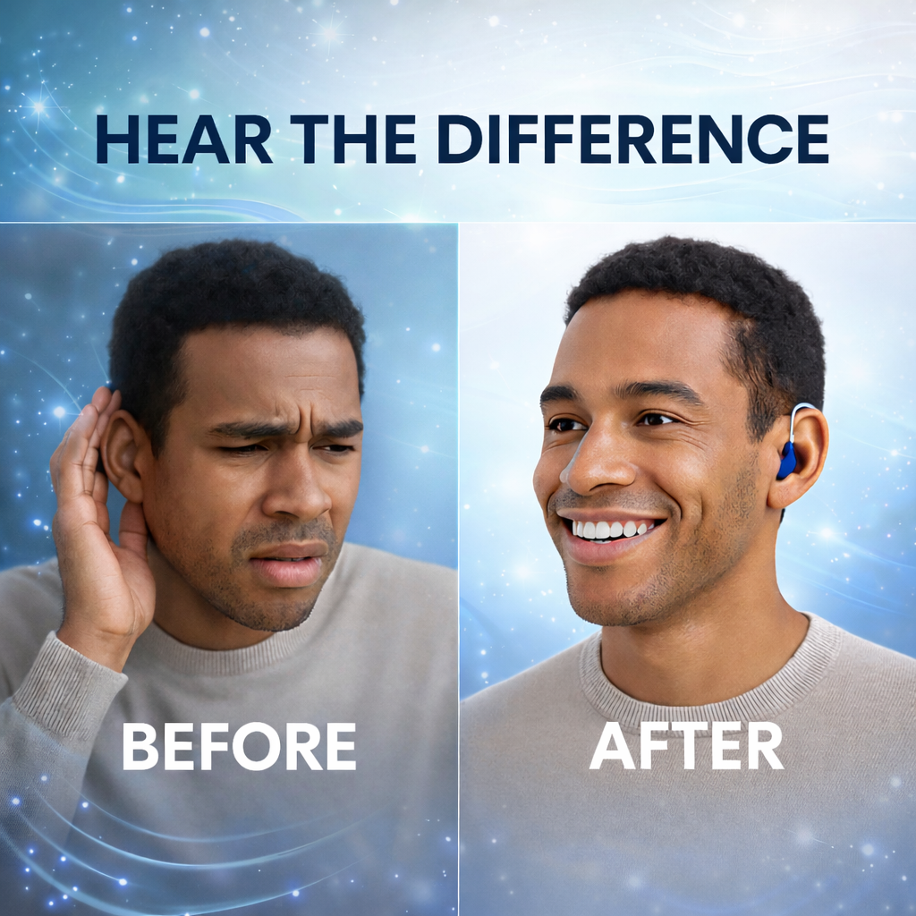 Reptronic Bluetooth Hearing Amplifiers with Charging case- Behind The Ears