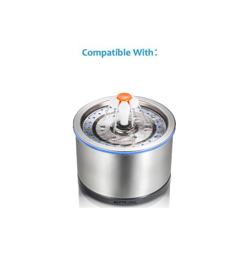 Cat/Dog Water Fountain Filter Replacement - 4 Pack- Stainless Steel fountain