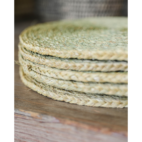 Classic Weave Handwoven Natural Placemats - Set of 6