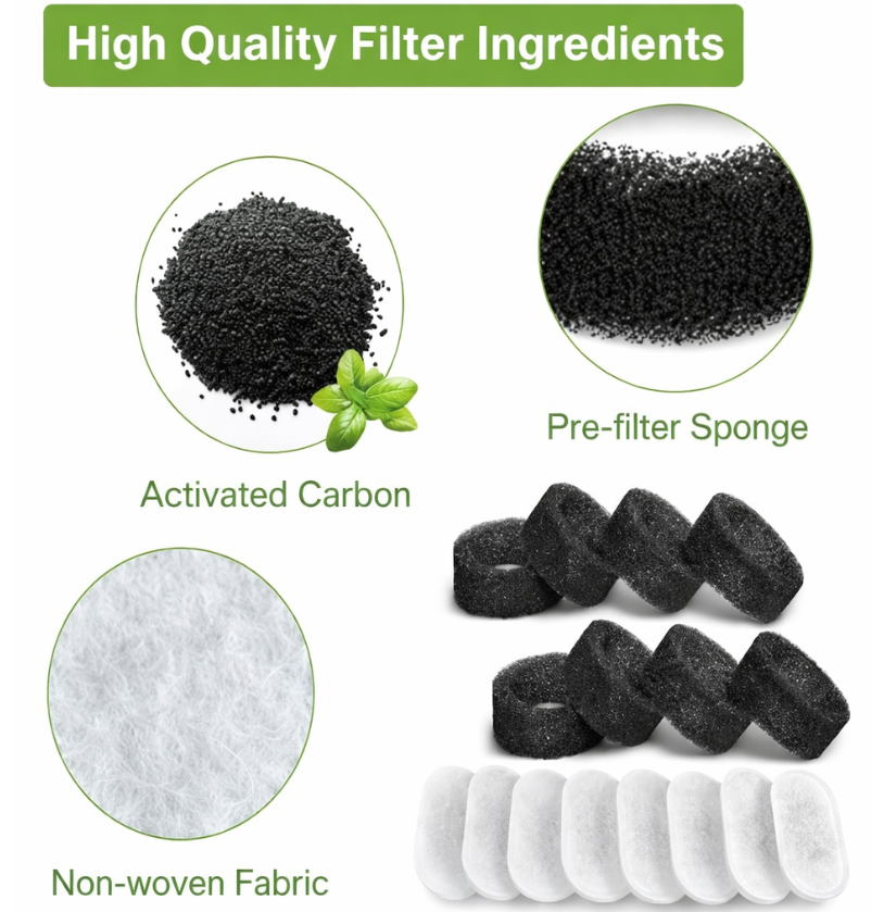 3.2L SS Larger Fountain, Pack of Filters & Cleaning kit - Value Pack