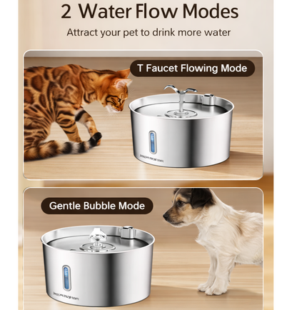 7L SS Large fountain, pack of filters & Cleaning kit- Value Pack