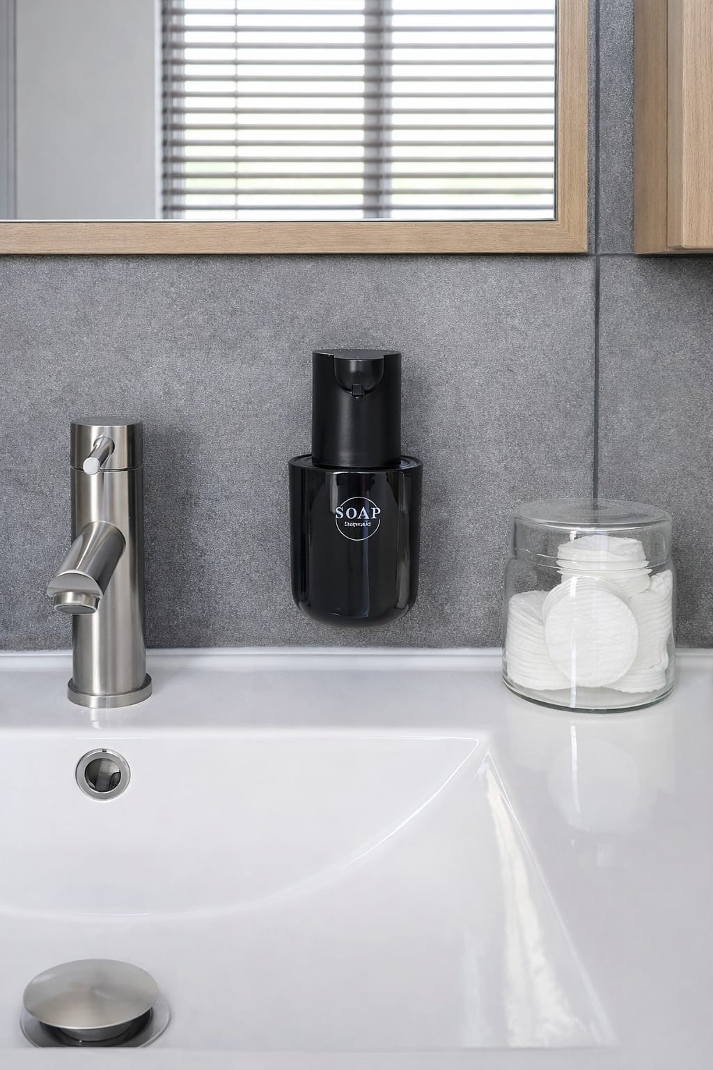 Reptronic Rechargeable Automatic Liquid Soap Dispenser with Wall Mount