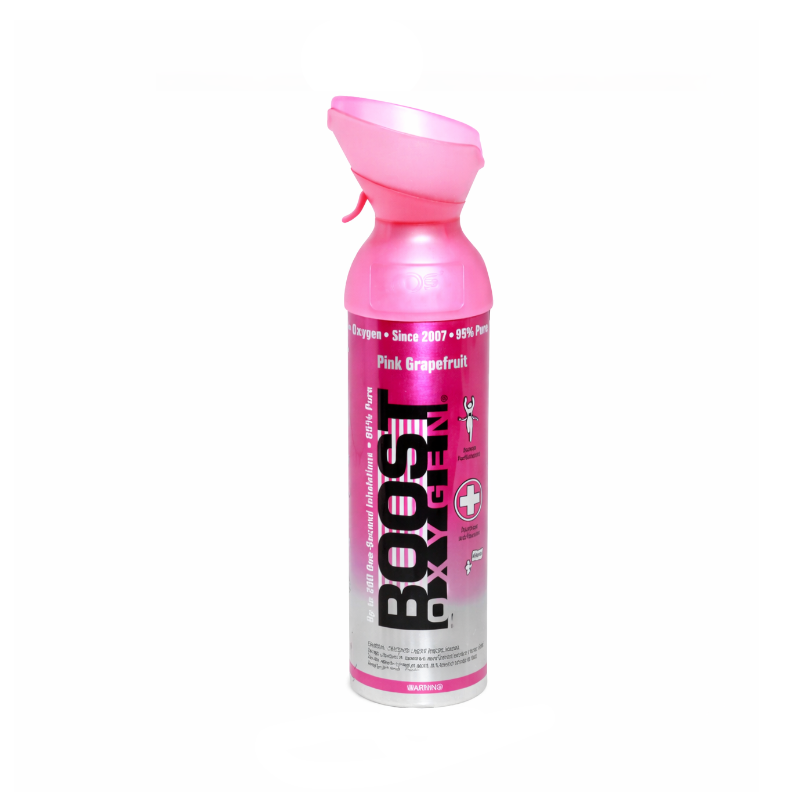 Boost Oxygen Large 95% Canister Pink Grapefruit