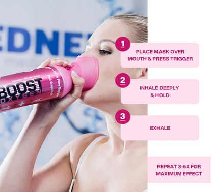 Boost Oxygen Large 95% Canister Pink Grapefruit
