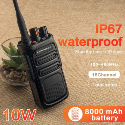 Reptronic P70 Two Way Radio: 5-10km Extra Long Range