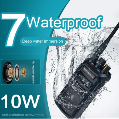 Reptronic P70 Two Way Radio: 5-10km Extra Long Range