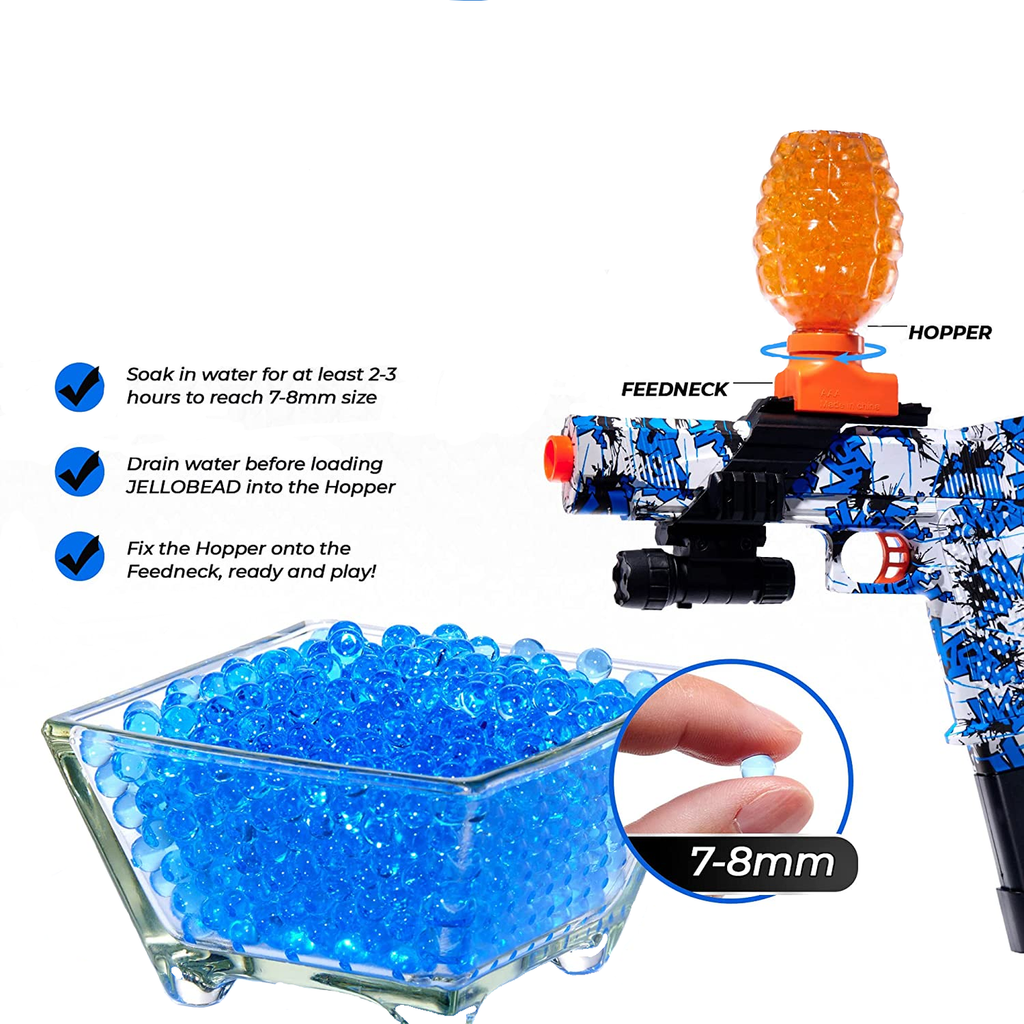 Reptronic Gel Blaster Toy Gun - RPTM19