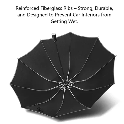 Reptronic 10-Rib Auto Open/Close Umbrella With Durable Iron Alloy Frame