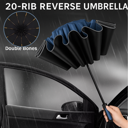 Reptronic 10-Rib Auto Open/Close Umbrella With Durable Iron Alloy Frame