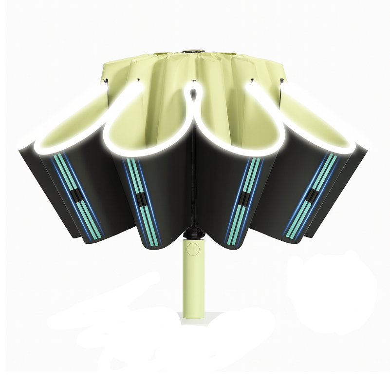 Reptronic 10-Rib Auto Open/Close Umbrella With Durable Iron Alloy Frame