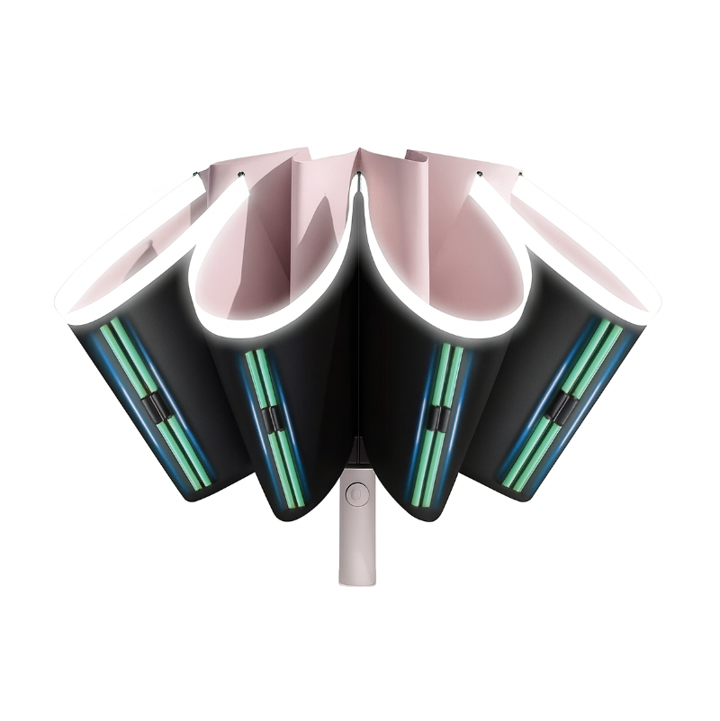 Reptronic 10-Rib Auto Open/Close Umbrella With Durable Iron Alloy Frame