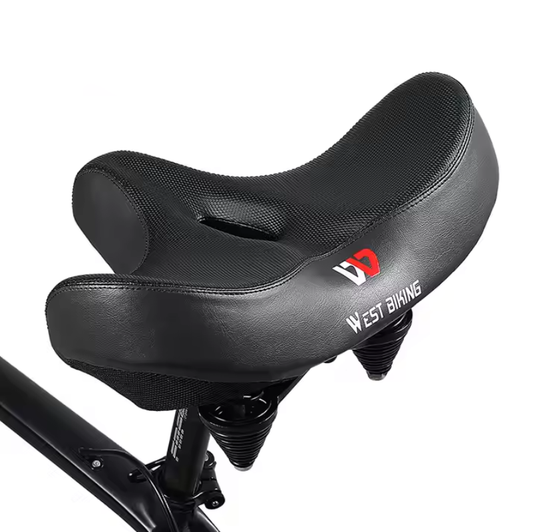 Bicycle Bike Extra Wide Bicycle Saddle Seat- Anatomic Bicycle Saddle