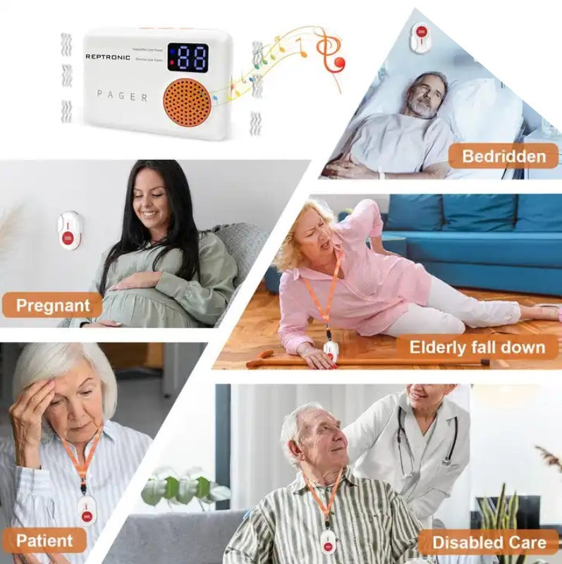 Reptronic Wireless caregiver SOS system with digital display RPTCC028