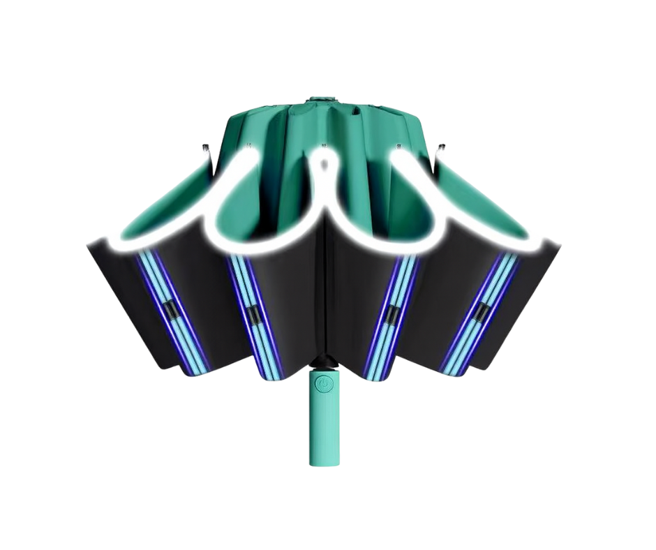 Reptronic 10-Rib Auto Open/Close Umbrella With Durable Iron Alloy Frame