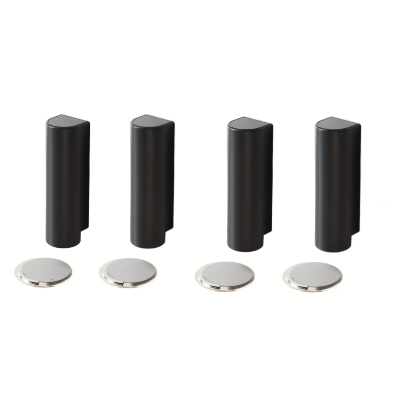 Reptronic Set of 4 Durable Magnetic Door Stoppers - No drill