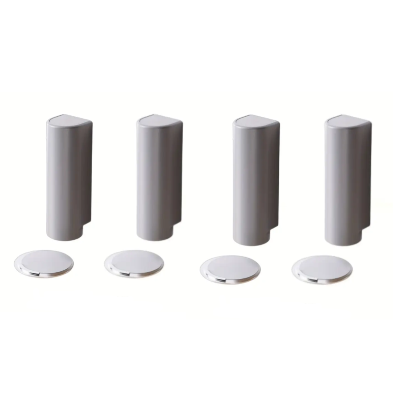 Reptronic Set of 4 Durable Magnetic Door Stoppers - No drill