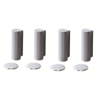 Reptronic Set of 4 Durable Magnetic Door Stoppers - No drill