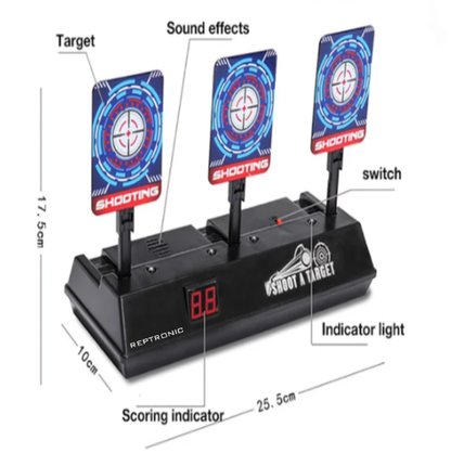 Reptronic Electronic Shooting Target - Toy Bullet Guns - Auto Reset Target