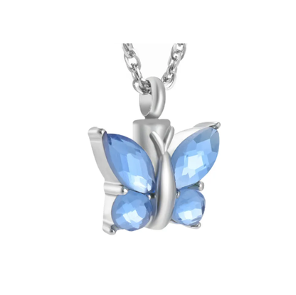 Memorial Safe Keeping Pendant - Butterfly