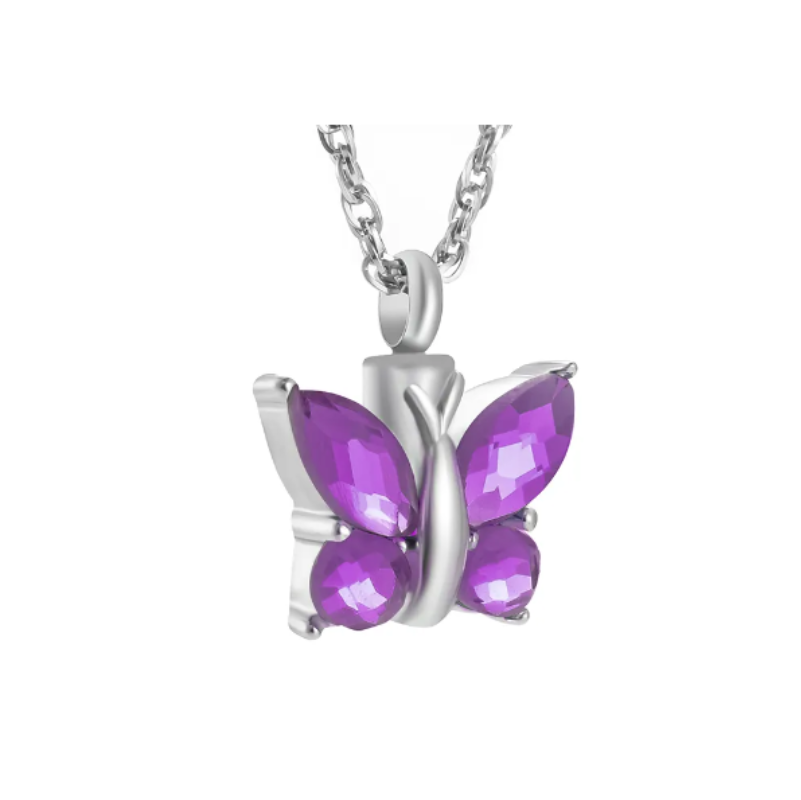 Memorial Safe Keeping Pendant - Butterfly