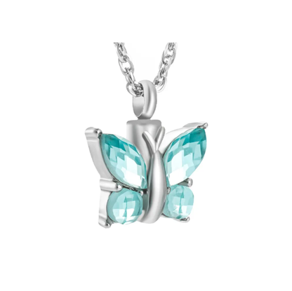 Memorial Safe Keeping Pendant - Butterfly