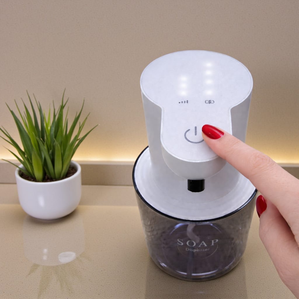 Reptronic Rechargeable Automatic Liquid Soap Dispenser with Wall Mount