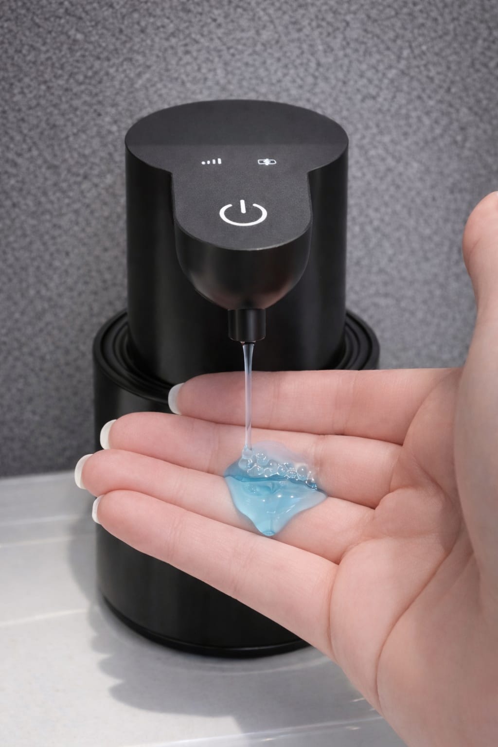 Reptronic Rechargeable Automatic Liquid Soap Dispenser with Wall Mount