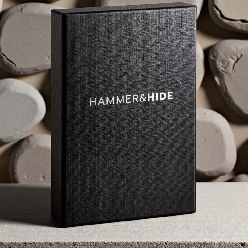 Reptronic Hammer&Hide Genuine Saddle Leather Pop-up Wallet