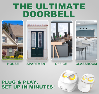 Reptronic DIY Owl - Eye Wireless Doorbell: RPTDB48 - 1R1B