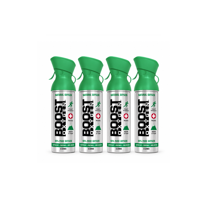 Boost Oxygen 95% Canister Natural - 9ml - 4 Pack