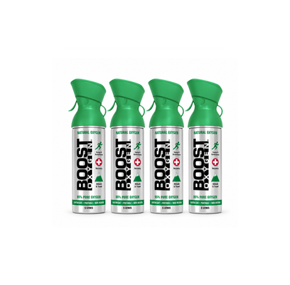 Boost Oxygen 95% Canister Natural - 9ml - 4 Pack