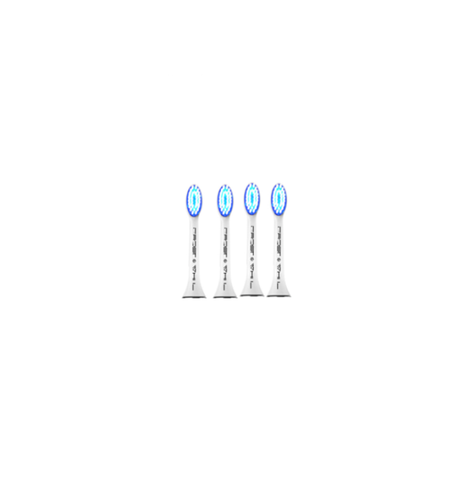 Replacement Toothbrush Heads for the Frost White Electric Toothbrush x 4