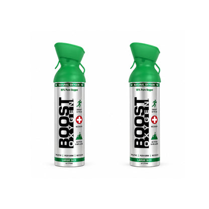 Boost Oxygen 95% Canister Natural - 9ml - 2 Pack