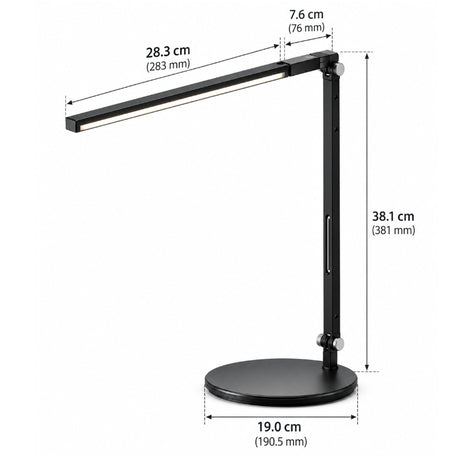Koncept Z-Bar Solo Mini Gen 3 LED Desk Lamp with Base