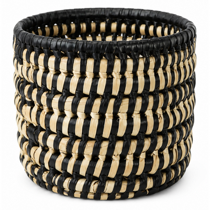 Afri Handwoven Ilala Palm Basket - Natural