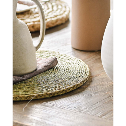 Classic Weave Handwoven Natural Placemats - Set of 6