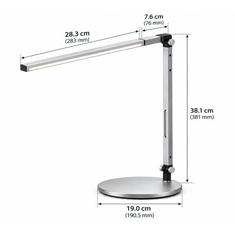 Koncept Z-Bar Solo Mini Gen 3 LED Desk Lamp with Base