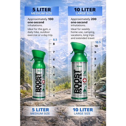 Boost Oxygen 95% Canister Natural - 9ml - 6 Pack
