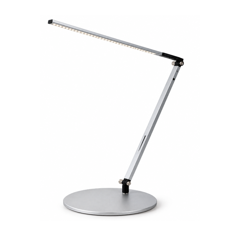Koncept Z-Bar Solo Gen 3 LED Desk Lamp with Base
