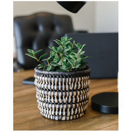Afri Handwoven Ilala Palm Basket - Natural