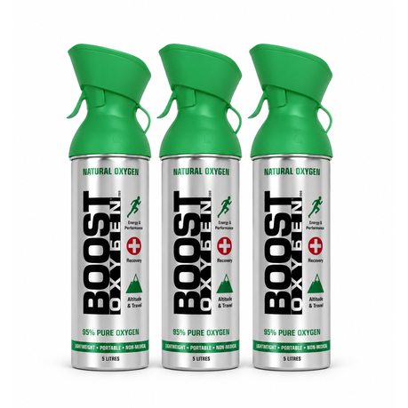 Boost Oxygen 95% Canister Natural - 9ml - 3 Pack