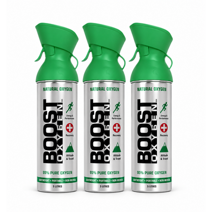 Boost Oxygen 95% Canister Natural - 9ml - 3 Pack