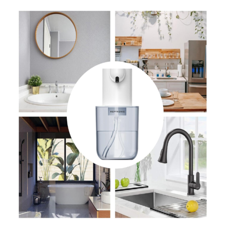 Reptronic Rechargeable Automatic Liquid Soap Dispenser with Wall Mount