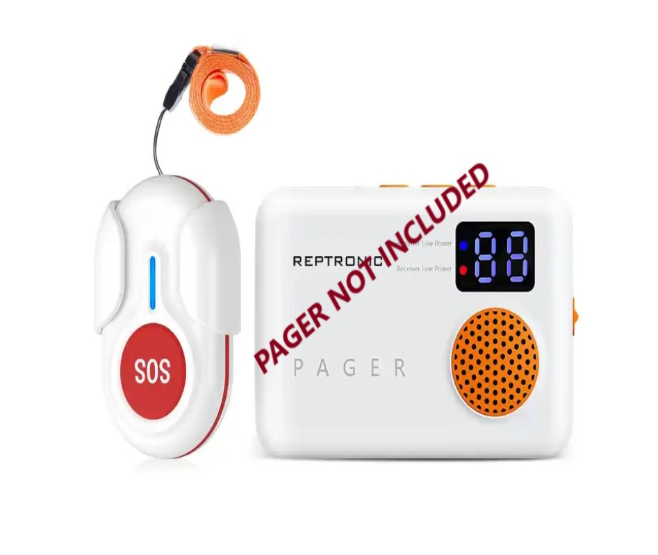 Reptronic SOS Caregiver pager: Extra button